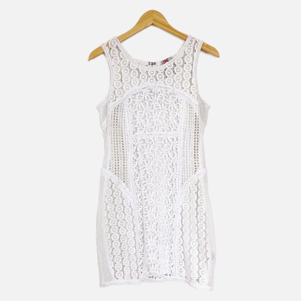 Anthropologie Yoana Baraschi Daytona Lace Dress White Size 4